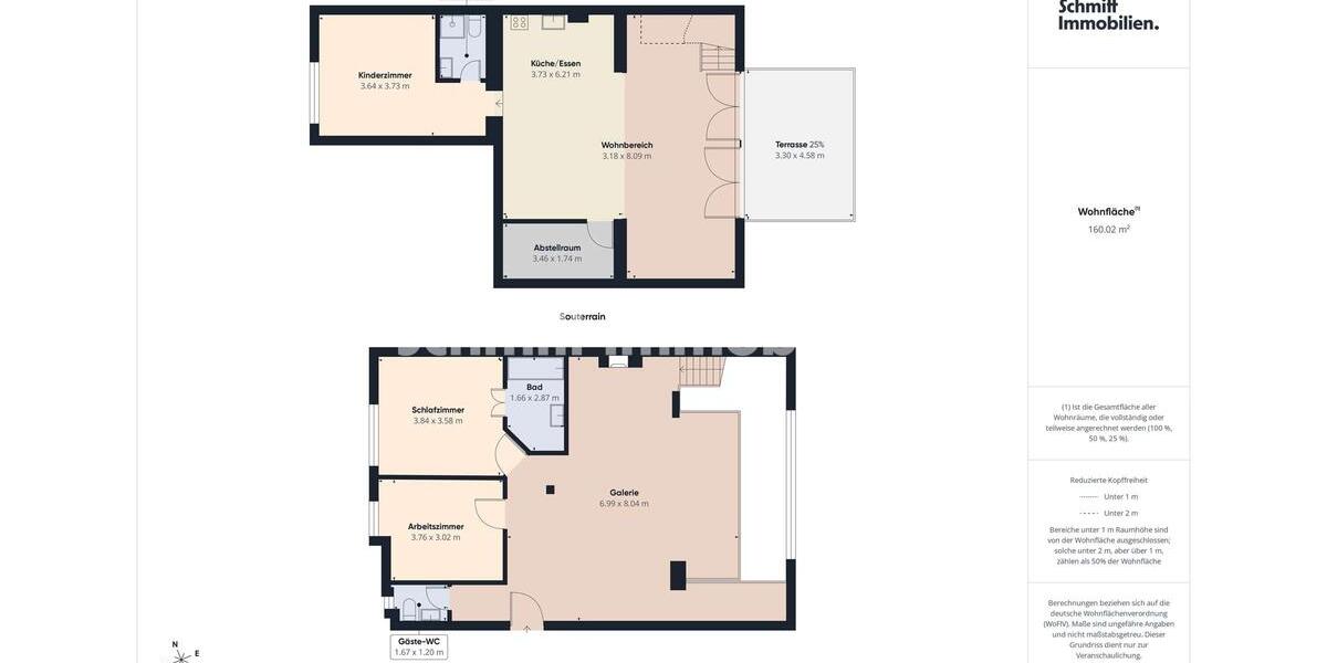 Raum. Licht. Leben. Außergewöhnliche Galerie-Wohnung mit Terrasse 5 zimmer