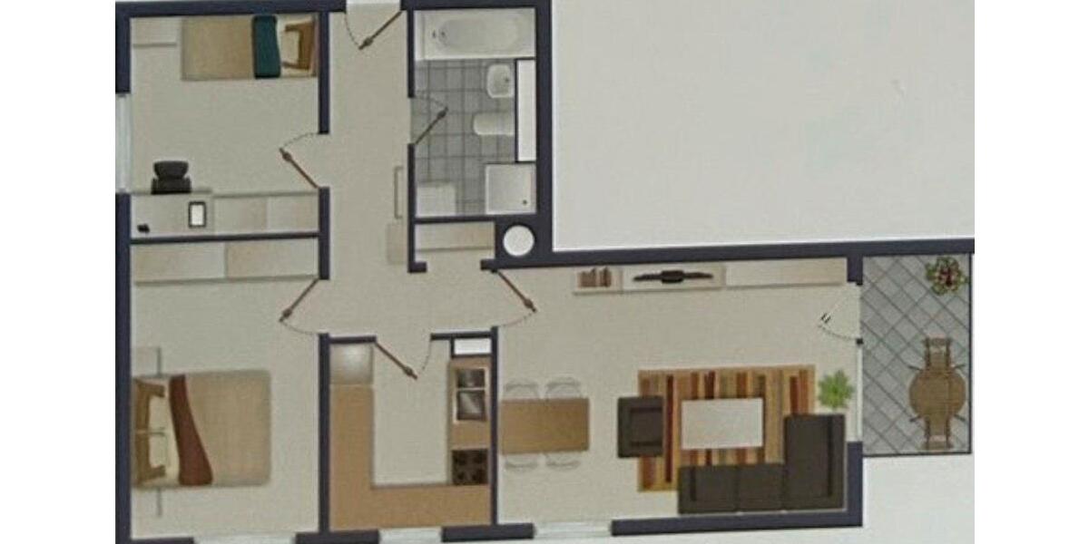 Etagenwohnung Eschborn - 3 Zimmer, 74 m&sup2;, 800&euro; | Angebot:25571708