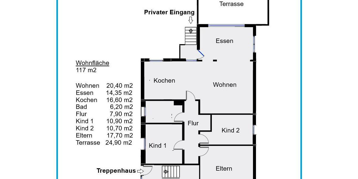Erdgeschoßwohnung Rodgau - 4 Zimmer, 117 m&sup2;, 2.200&euro; | Angebot:26630962