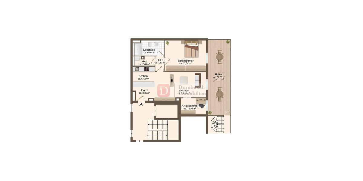 Etagenwohnung Frankfurt am Main / Gallusviertel Gallusviertel - 3 Zimmer, 74 m&sup2;, 1.390&euro; | Angebot:25339804