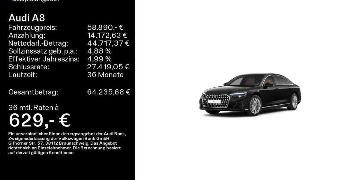 Audi A8 93.991 km 58.890 &euro; Oberursel 61440