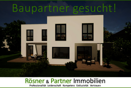 *Grundstückshälfte*Baupartner gesucht für DHH in Marxheim*Familie sucht freundliche Nachbarn* - Haus Hofheim | Angebot:24094305