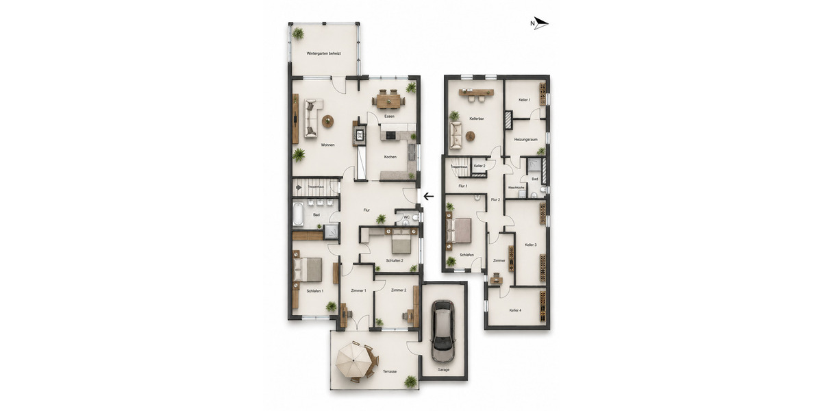 Einfamilienhaus Bad Vilbel - 6 Zimmer, 189 m&sup2;, 849.000&euro; | Angebot:26450554