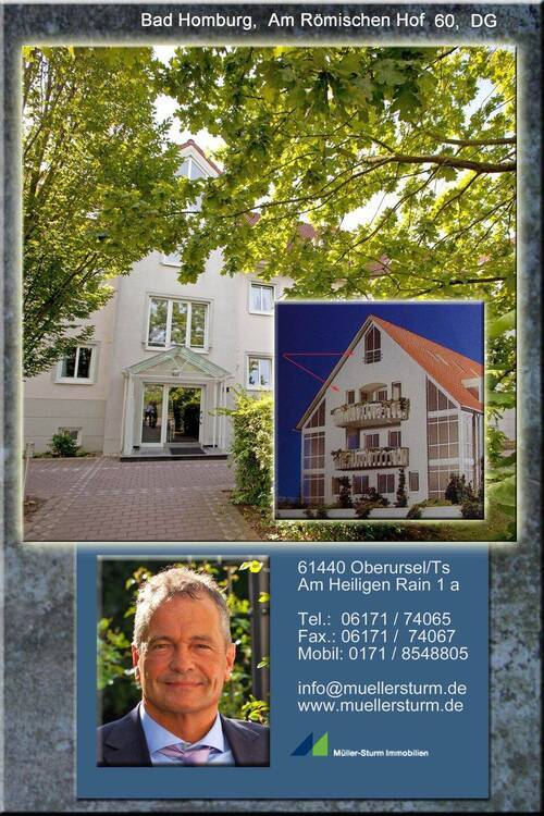 BAD HOMBURG - Am Römischen Hof, TOP-3-Z-DG-Maisonette in guter Wohnlage!