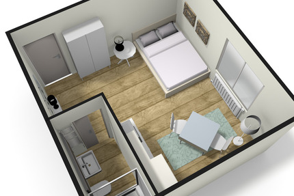 Möblierte 1-Zimmer Whg - Toplage Frankfurt Nordend ALL-INKLUSIVE zimmer