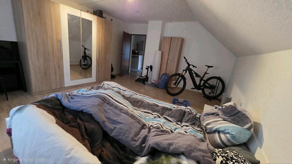 Dachgeschoßwohnung Babenhausen - 3.5 Zimmer, 95 m&sup2;, 1.100&euro; | Angebot:26403860