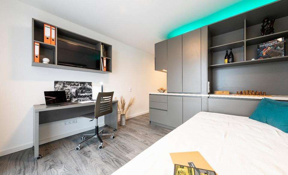 Erdgeschoßwohnung Darmstadt Bessungen - 1 Zimmer, 20 m&sup2;, 590&euro; | Angebot:25962794