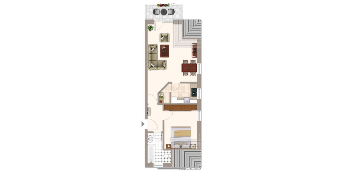 2 Zimmer Wohnung - Frisch Saniert ! Inkl. Küche etc.. 2 zimmer