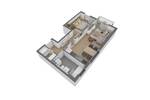 Etagenwohnung Offenbach am Main Bürgel - 2 Zimmer, 50 m&sup2;, 273.020&euro; | Angebot:26919849