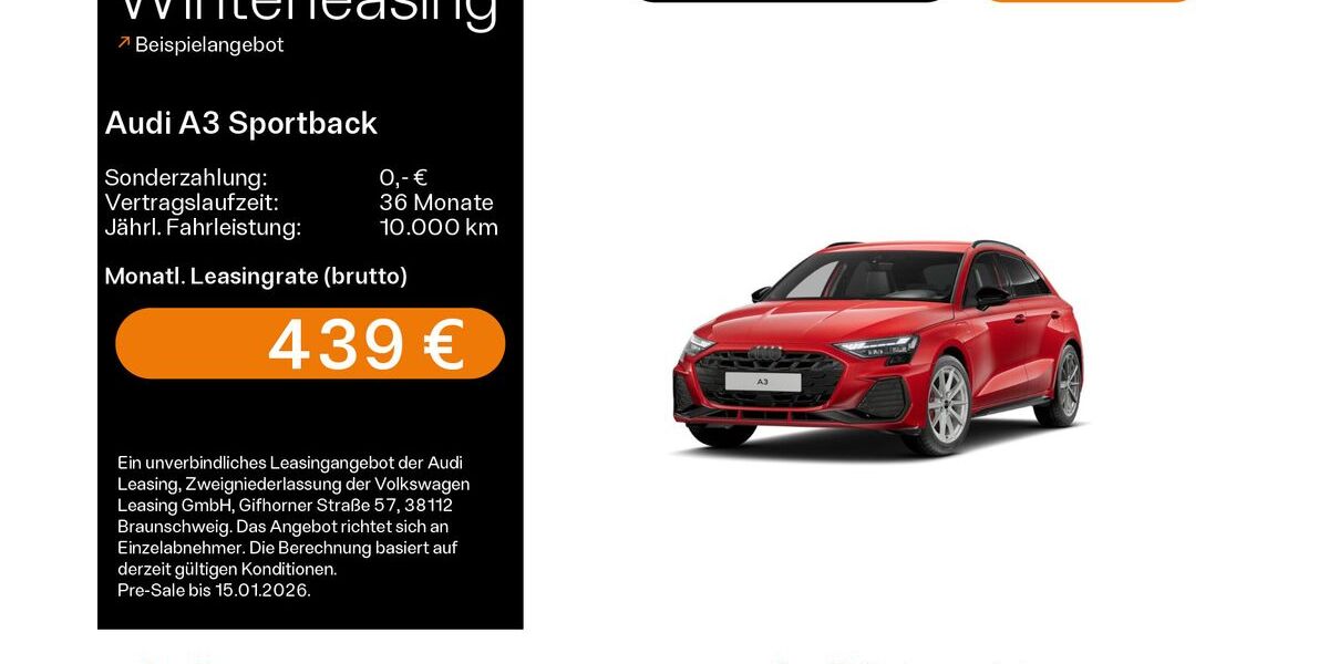 Audi A3 4.203 km 44.980 &euro; Oberursel 61440
