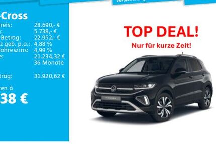 VW T-Cross 4.500 km 26.980 &euro; Frankfurt 60326