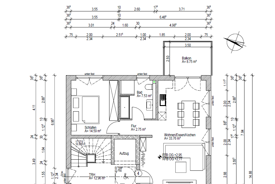 Etagenwohnung Friedberg - 2 Zimmer, 67 m&sup2;, 457.700&euro; | Angebot:25776421