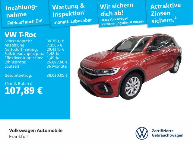 VW T-Roc 17.719 km 36.780 &euro; Frankfurt 60326