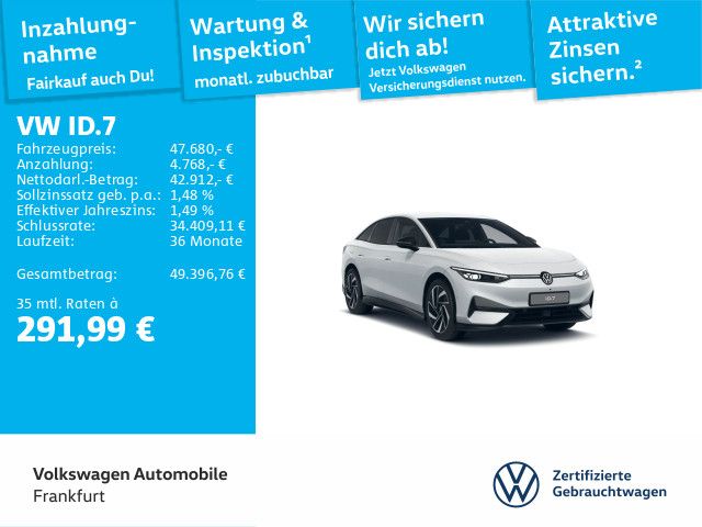 VW ID.7 19.191 km 47.350 &euro; Frankfurt 60326