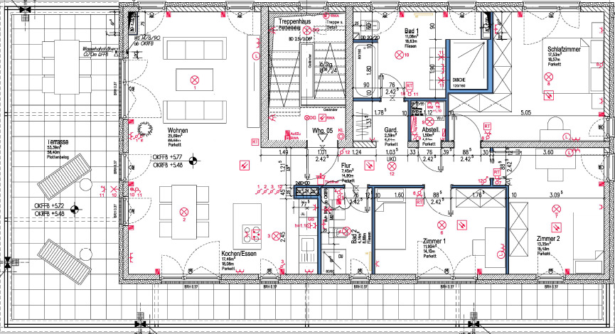 Etagenwohnung Langen (Hessen) - 4 Zimmer, 130 m&sup2;, 1.740&euro; | Angebot:25123675