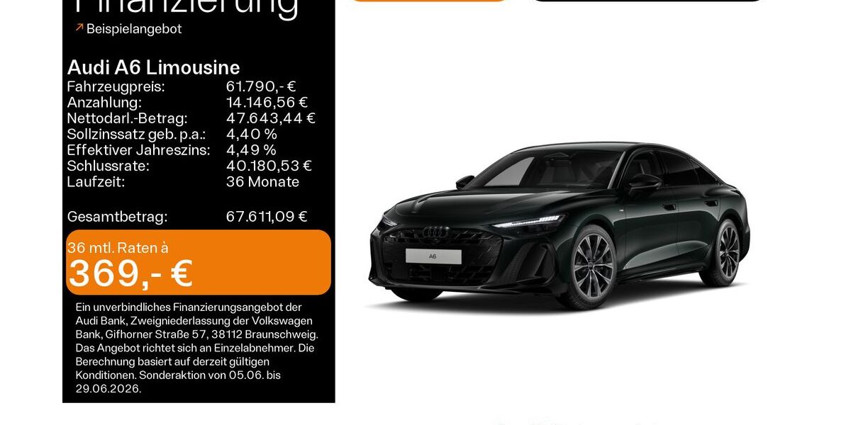 Audi A6 28.843 km 59.690 &euro; Bad Nauheim 61231