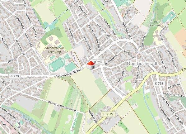 Reihenmittelhaus Kronberg im Taunus Oberhöchstadt - 5 Zimmer, 107 m&sup2;, 490.000&euro; | Angebot:23597172