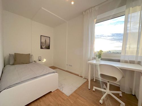 Ein Zimmer frei in großer 6-Zimmer-WG in Frankfurt am Main – Wasgaustraße 47! 1 zimmer