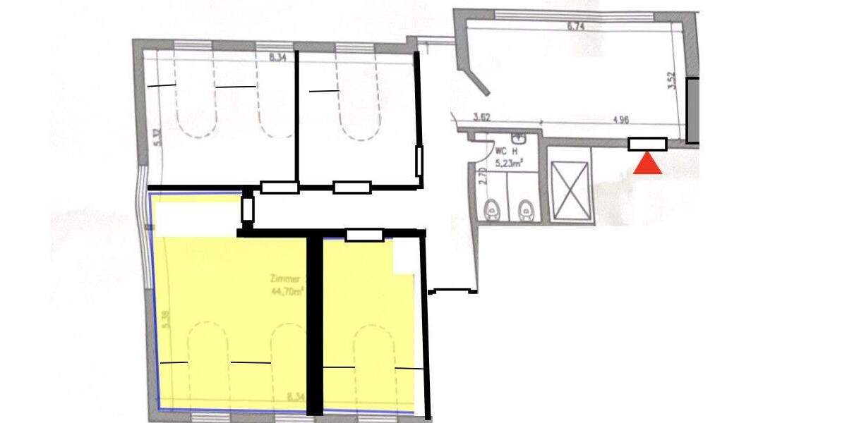 Bürofläche in bester Lage von Hanau Immobilienforum|Teilvermietung (Einzel Büroraum) 2 zimmer