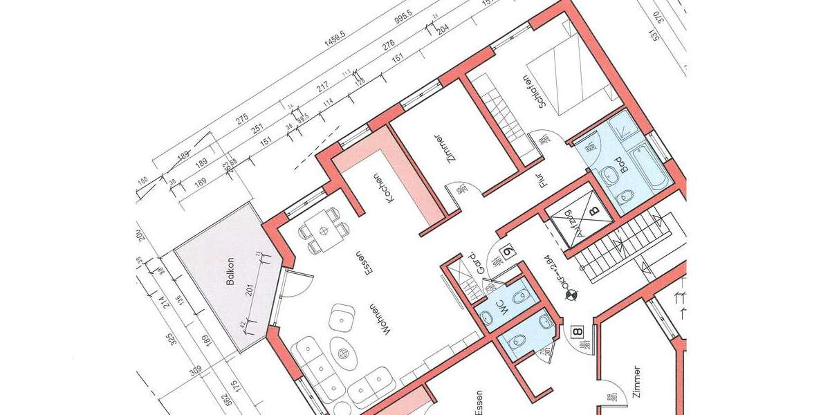 Etagenwohnung Rodgau - 3 Zimmer, 86 m&sup2;, 1.164&euro; | Angebot:25674091