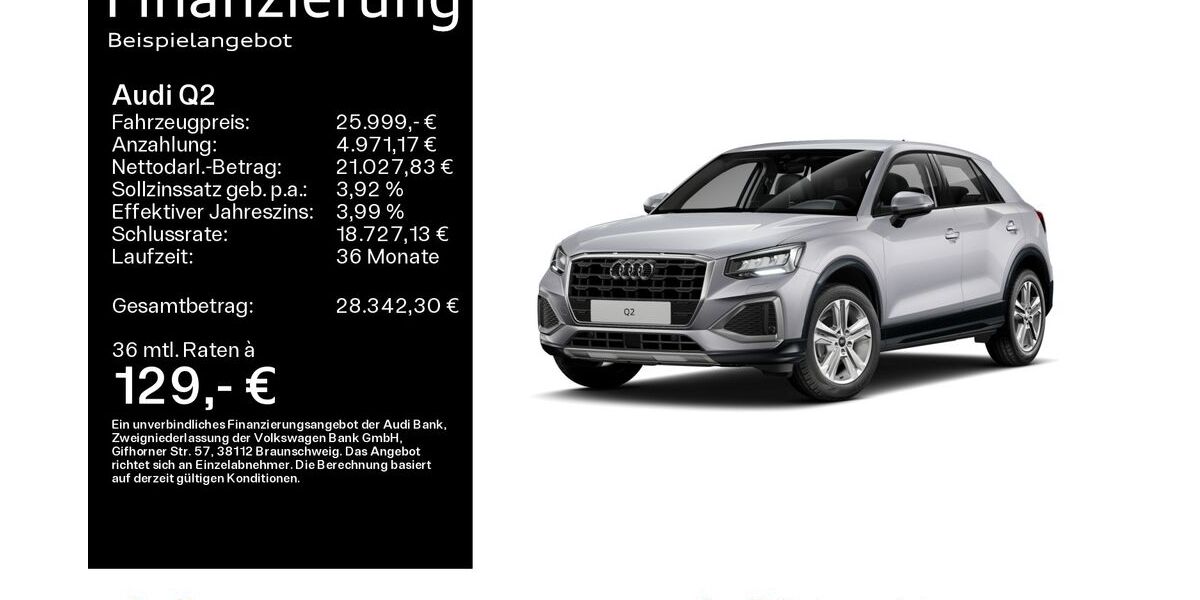 Audi Q2 4.900 km 25.999 &euro; Hanau 63452