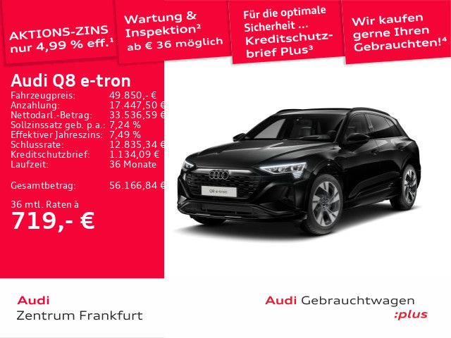 Audi Q8 e-tron 39.441 km 46.850 &euro; Frankfurt am Main 60314