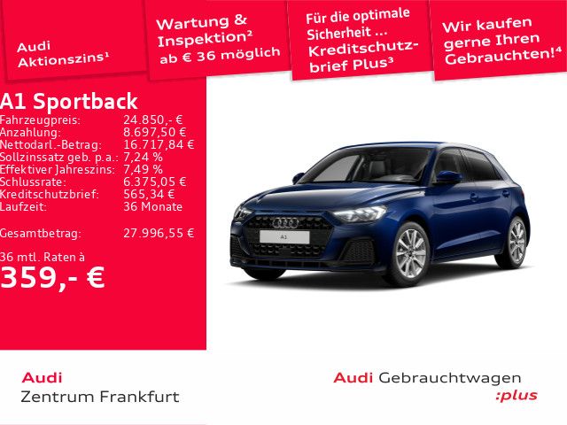 Audi A1 8.429 km 24.849 &euro; Frankfurt am Main 60314