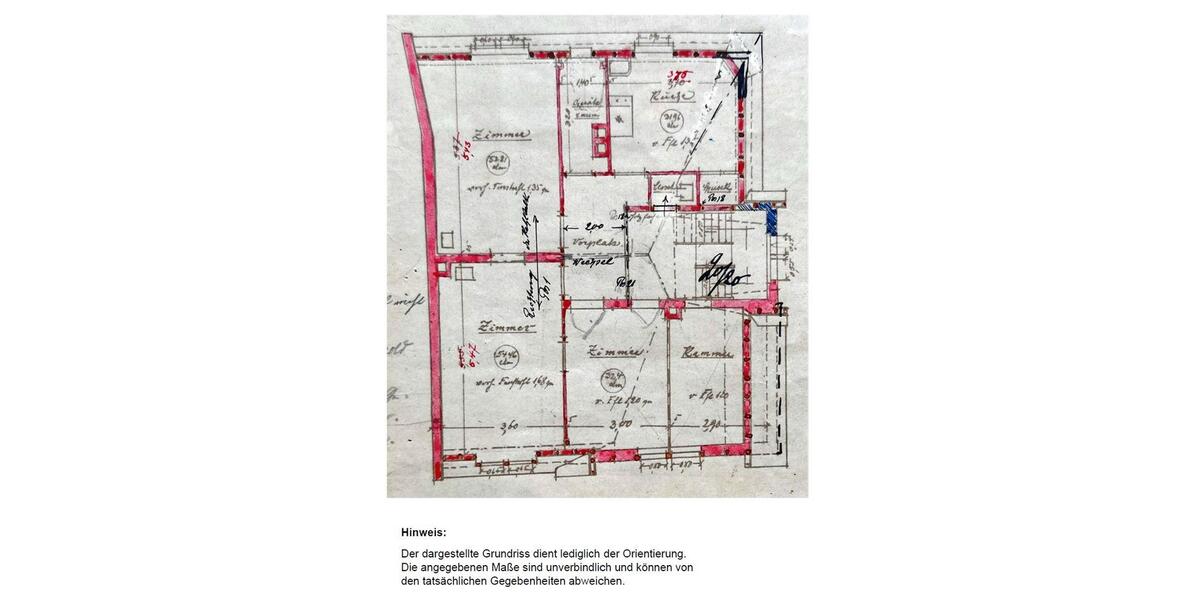 Etagenwohnung Frankfurt am Main Nord-West - 4 Zimmer, 85 m&sup2;, 1.100&euro; | Angebot:26636084