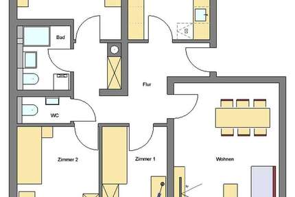 Wohnung zum Mieten in Darmstadt 1.005 € 88 m² 4 zimmer