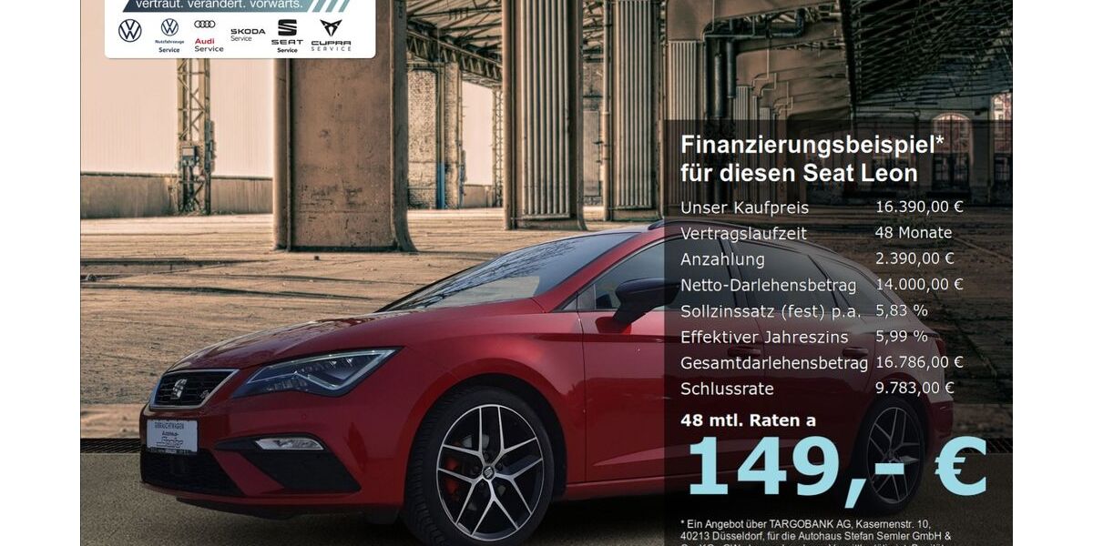 Seat Leon 91.060 km 16.390 &euro; Griesheim 64347