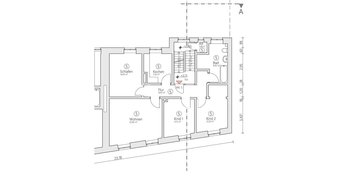 Etagenwohnung Offenbach am Main - 4 Zimmer, 93 m&sup2;, 420.000&euro; | Angebot:26533774