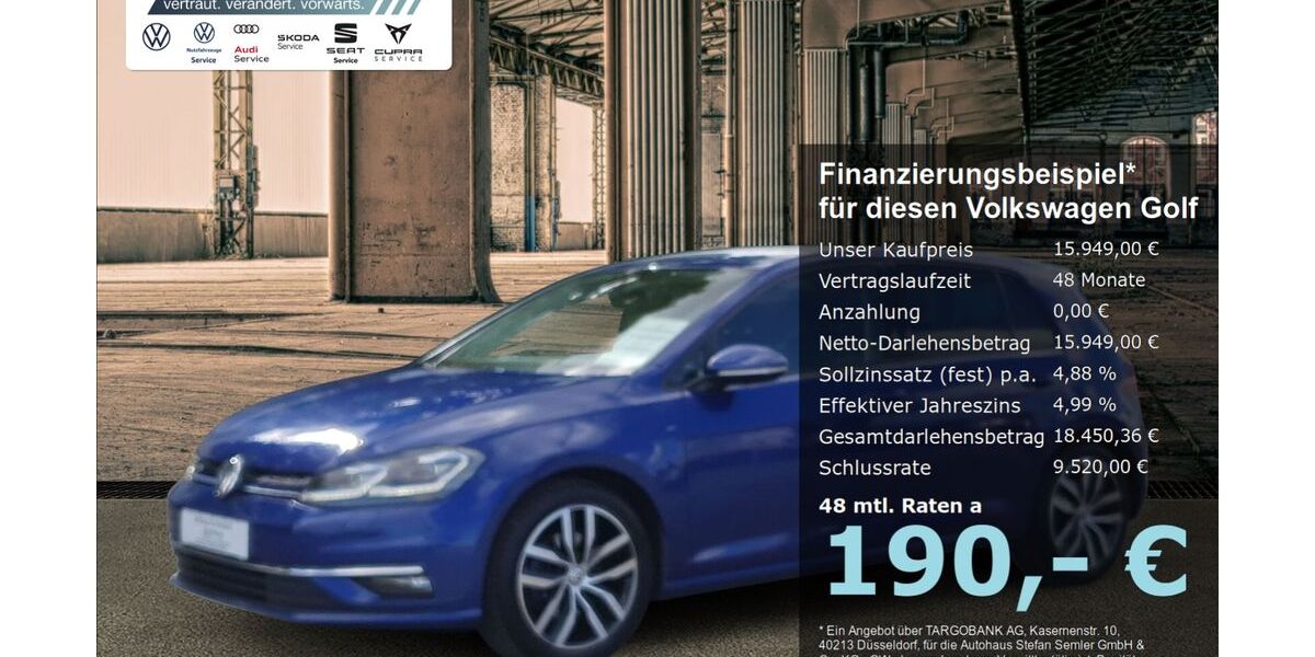 VW Golf 115.252 km 14.949 &euro; Griesheim 64347