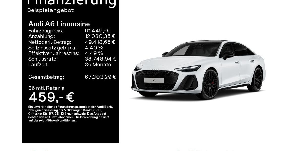 Audi A6 3.900 km 61.449 &euro; Hanau 63452