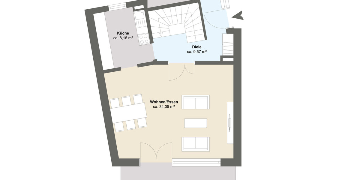 Reihenmittelhaus Frankfurt am Main Kalbach-Riedberg - 6 Zimmer, 170 m&sup2;, 1.099.000&euro; | Angebot:25628906