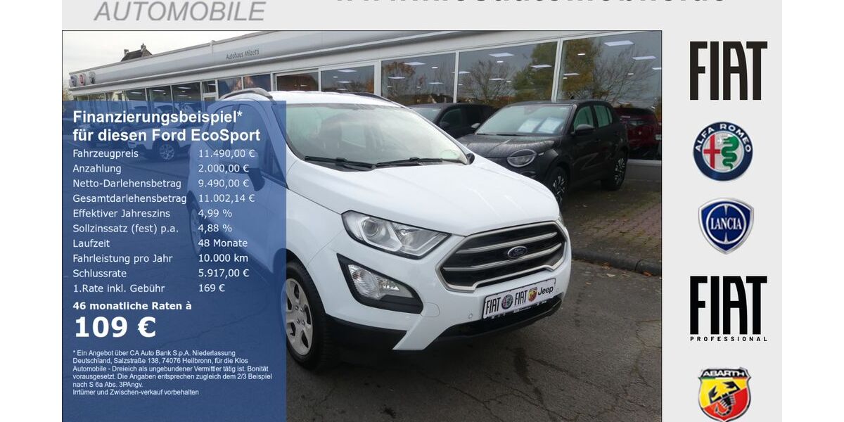 Ford EcoSport 75.978 km 11.490 &euro; Dreieich 63303