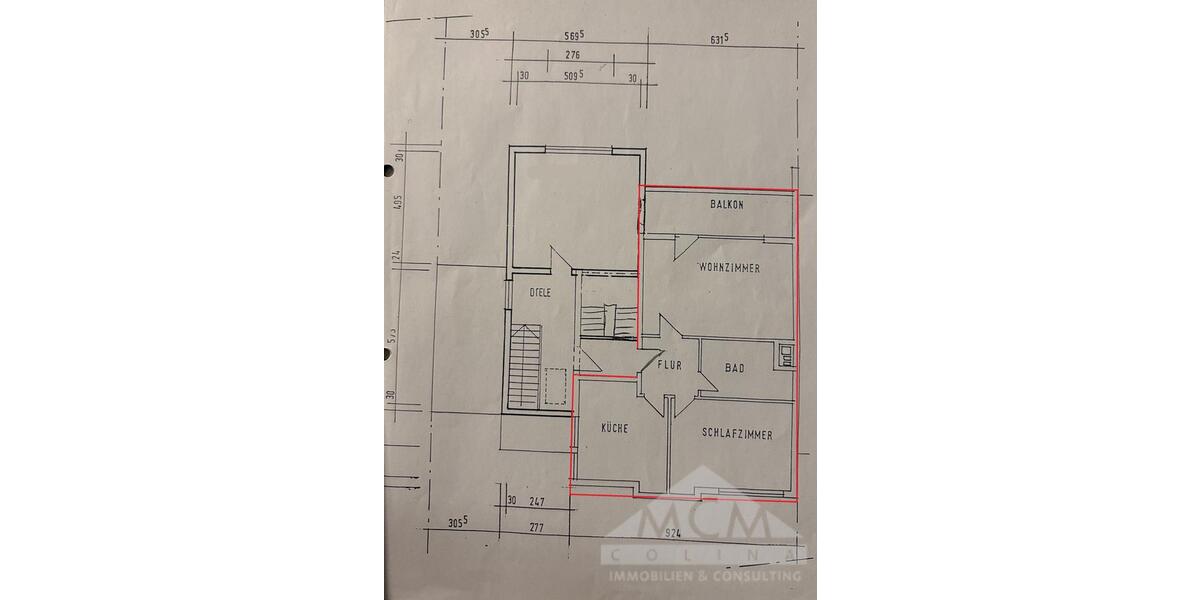 Etagenwohnung Frankfurt am Main Bonames - 2 Zimmer, 77 m&sup2;, 1.200&euro; | Angebot:25350239