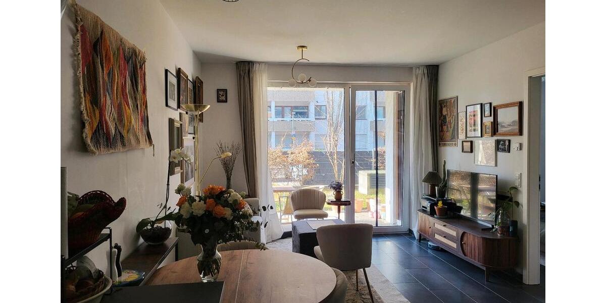Terrassenwohnung Frankfurt am Main Mitte-West - 2 Zimmer, 52 m&sup2;, 1.290&euro; | Angebot:25395524