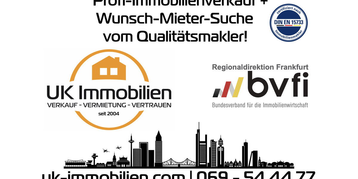 Maisonettenwohnung Frankfurt am Main Nord-Ost - 3 Zimmer, 73 m&sup2;, 1.180&euro; | Angebot:25161988