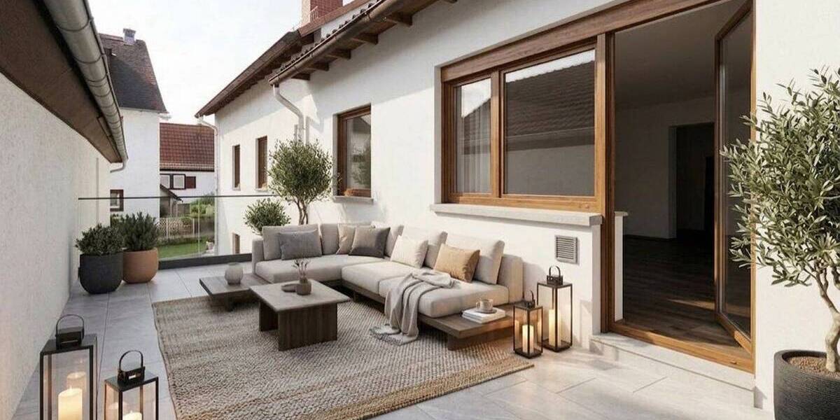 Etagenwohnung Frankfurt am Main Seckbach - 3 Zimmer, 94 m&sup2;, 495.000&euro; | Angebot:26028454