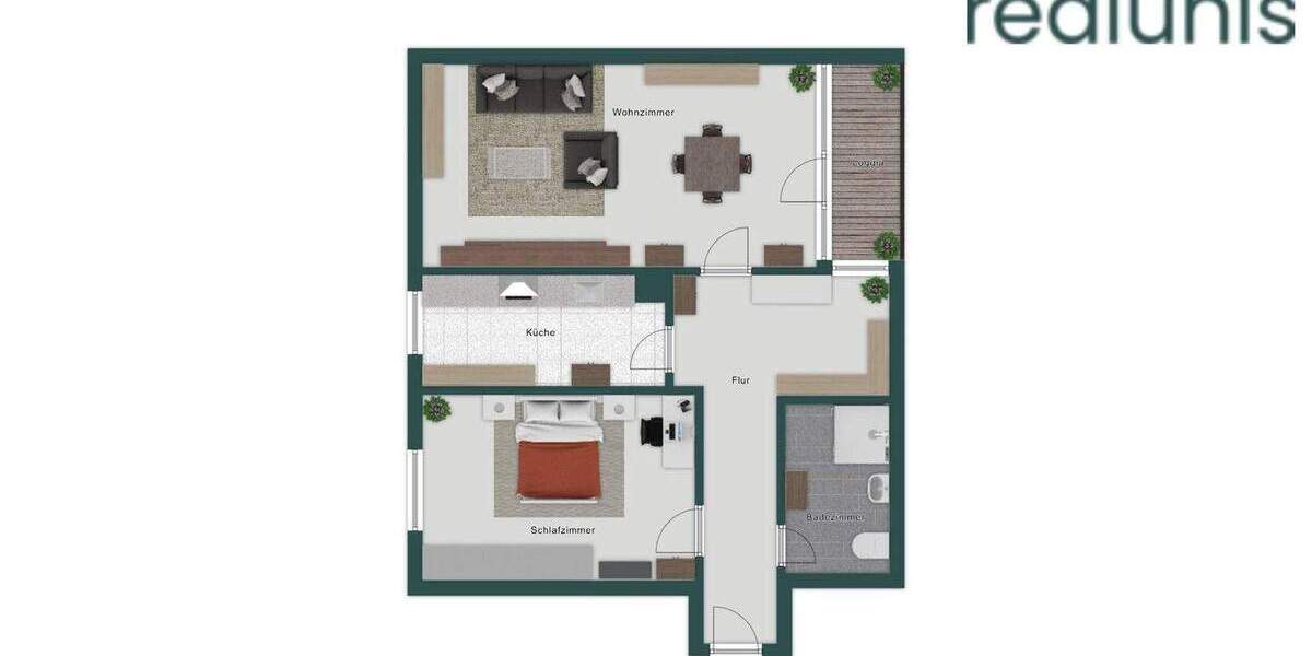 Etagenwohnung Heusenstamm - 2 Zimmer, 69 m&sup2;, 175.000&euro; | Angebot:25770802