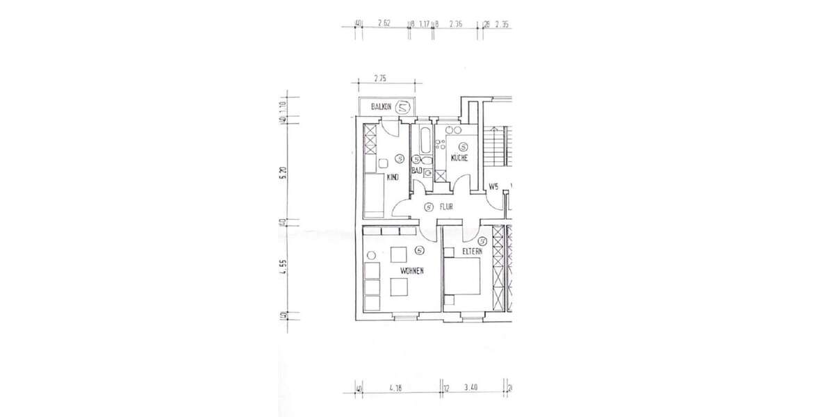 Etagenwohnung Frankfurt Rödelheim - 3 Zimmer, 72 m&sup2;, 1.290&euro; | Angebot:27087784