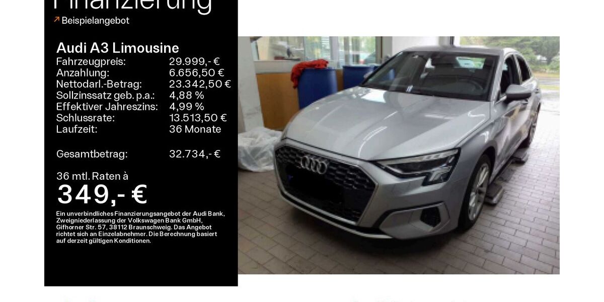 Audi A3 30.158 km 26.499 &euro; Hofheim 65719