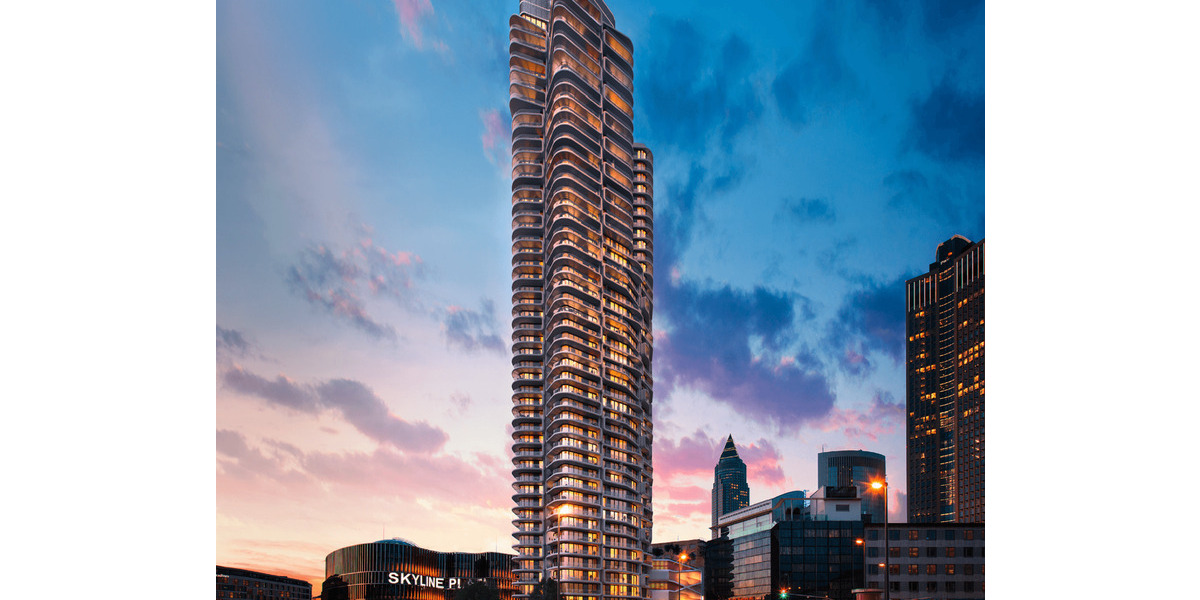 Ganz oben wohnen: Exklusive Designwohnung im 44. Stock des Grand Towers - Erstbezug! 2 zimmer