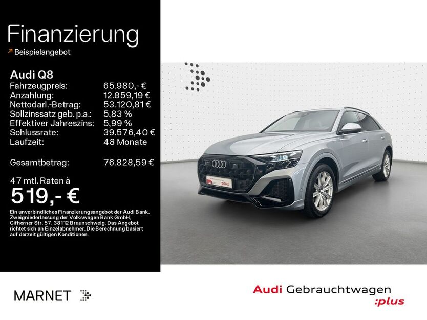 Audi Q8 28.256 km 65.980 € Bad Nauheim 61231