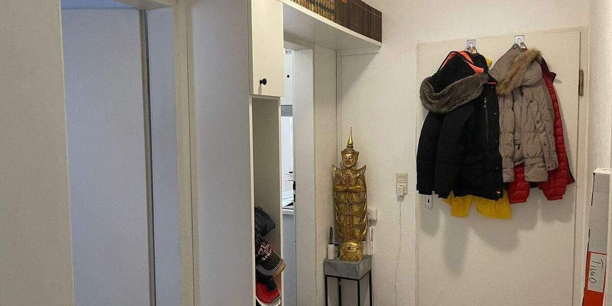 Ruhig wohnen: 2-Zimmer-Dachgeschosswohnung mit Balkon 2 zimmer