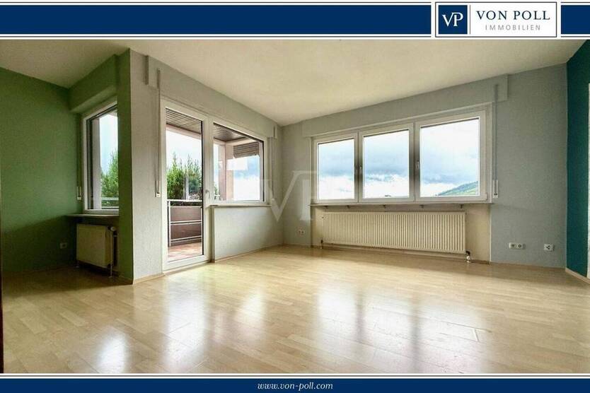 Renovierte 2 Zimmer-Wohnung mit Weitblick