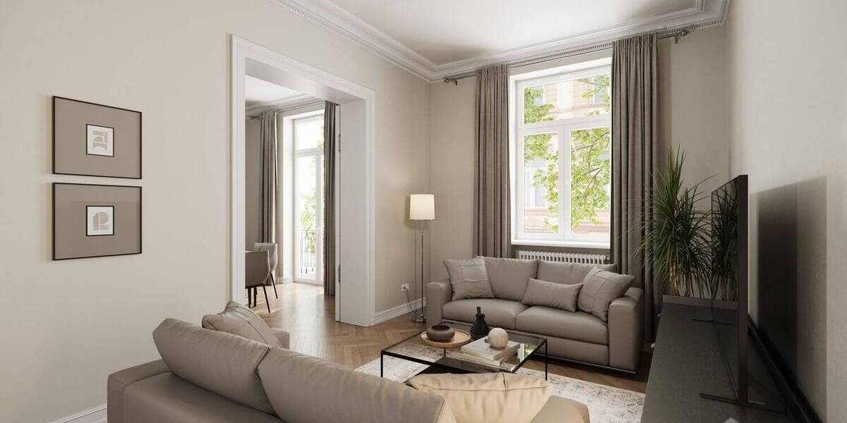 Etagenwohnung Frankfurt am Main Nordend-West - 3 Zimmer, 84 m&sup2;, 749.000&euro; | Angebot:23986418