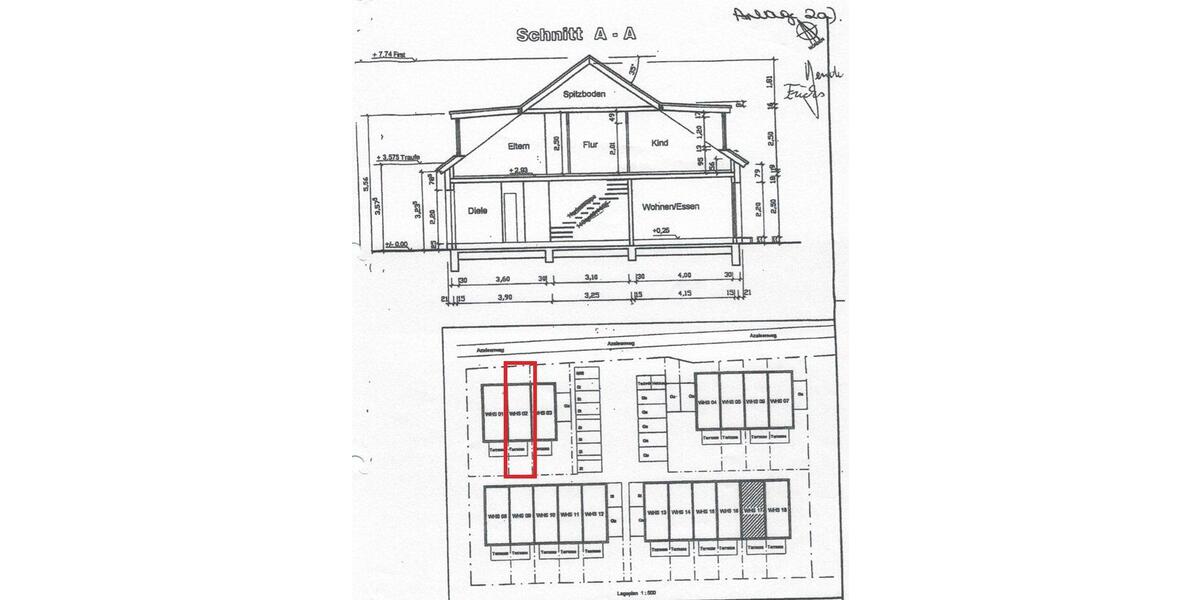 Reihenhaus Frankfurt am Main Eschersheim - 5 Zimmer, 101 m&sup2;, 590.000&euro; | Angebot:26415511