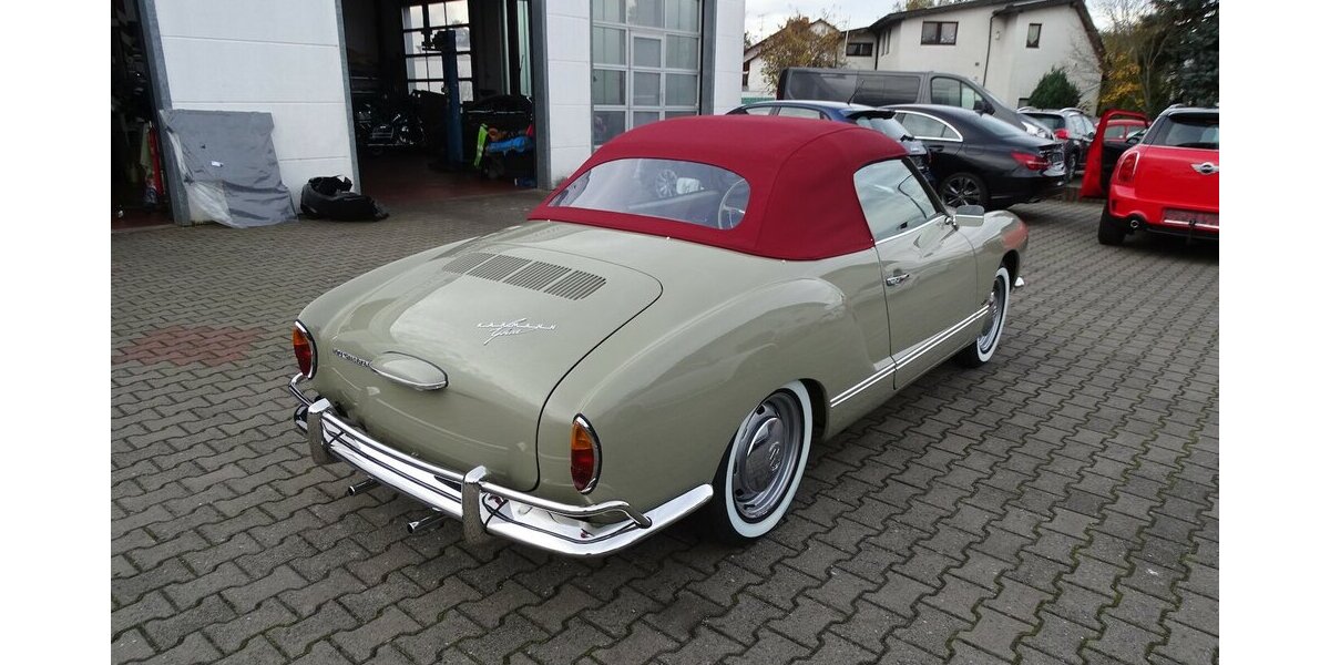 VW Karmann Ghia Cabrio vollständig restauriert 1.200 km 59.900 &euro; Rodgau 63110