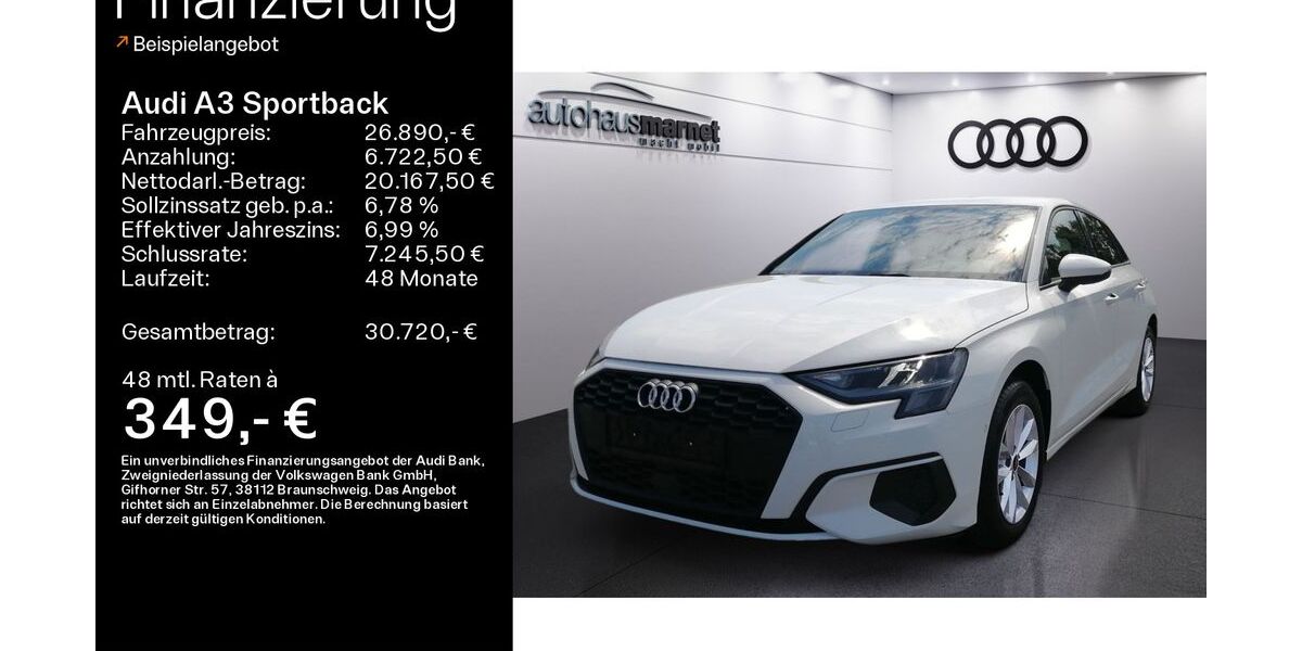 Audi A3 23.705 km 25.890 &euro; Bad Nauheim 61231